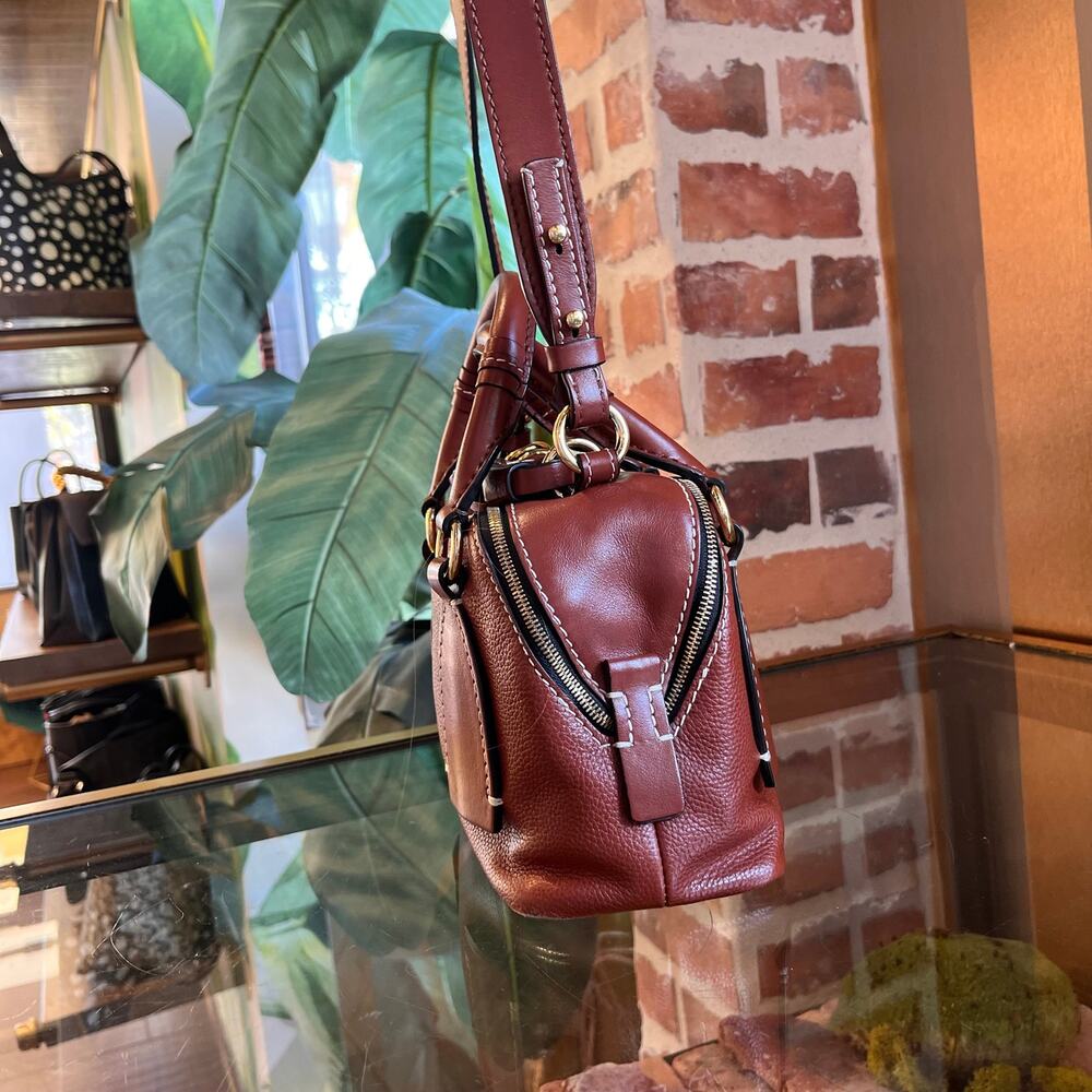 CHLOE Daria Small Leather Top Handle Bag - Picture 4 of 8